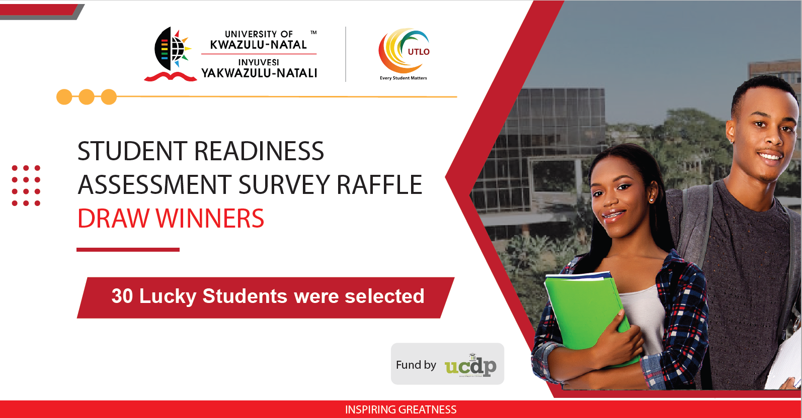 Student Readiness Assessment Survey Raffle Draw Winners